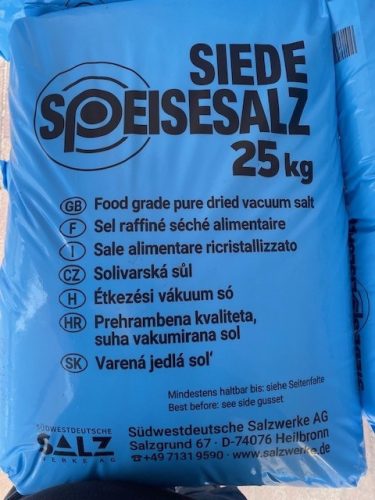 Só granulátum 25kg-os kiszerelésben 
