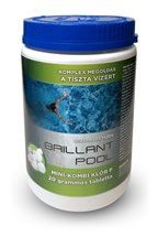 BRILLANT POOL MINI-KOMBI KLÓRTABLETTA 1KG